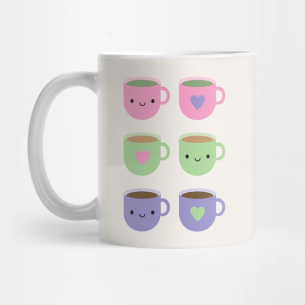 Time For Tea - Kawaii Cup of Tea by marcelinesmith